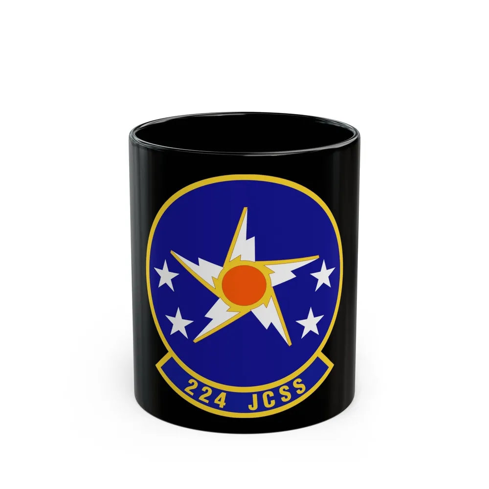 224th Joint Communications Support Squadron (U.S. Air Force) Black Coffee Mug-11oz-Go Mug Yourself