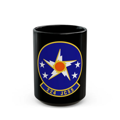 224th Joint Communications Support Squadron (U.S. Air Force) Black Coffee Mug-15oz-Go Mug Yourself