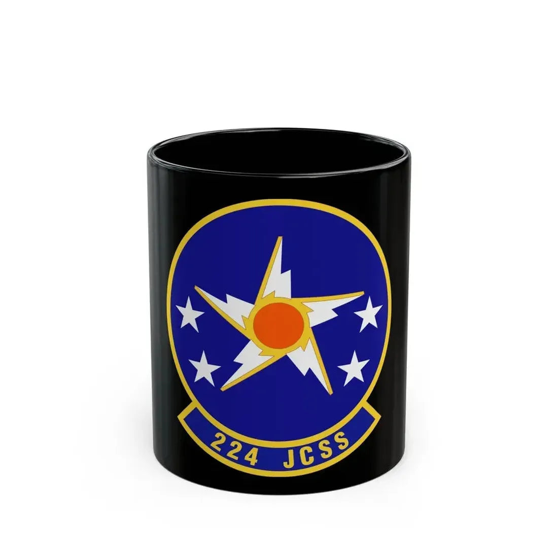 224th Joint Communications Support Squadron (U.S. Air Force) Black Coffee Mug 11oz - Go Mug Yourself