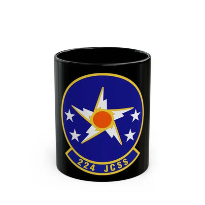 224th Joint Communications Support Squadron (U.S. Air Force) Black Coffee Mug 11oz - Go Mug Yourself