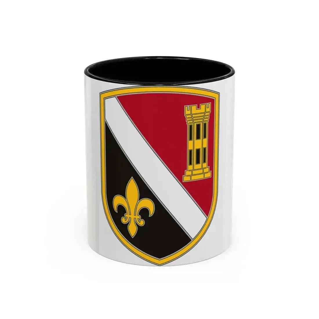 225 Engineer Brigade (U.S. Army) Accent Coffee Mug 11oz Black - Go Mug Yourself