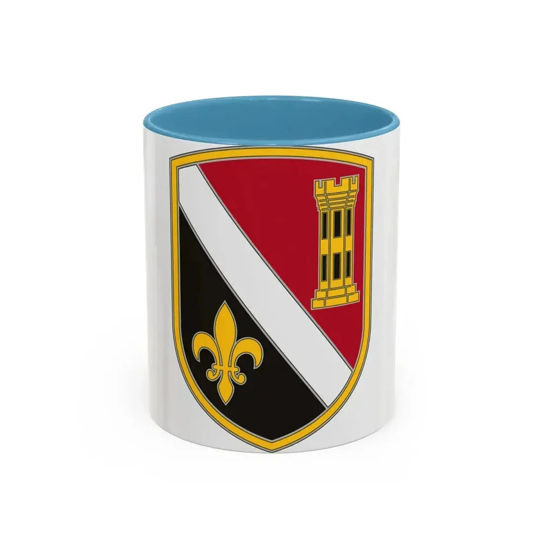 225 Engineer Brigade (U.S. Army) Accent Coffee Mug 11oz Light Blue - Go Mug Yourself