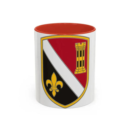 225 Engineer Brigade (U.S. Army) Accent Coffee Mug 11oz Red - Go Mug Yourself