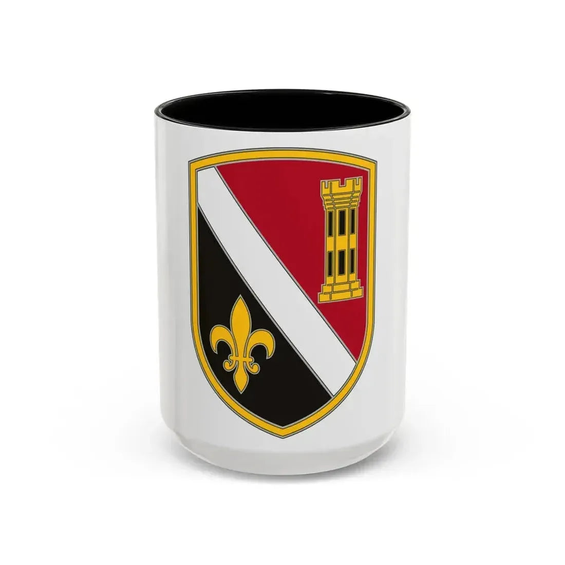 225 Engineer Brigade (U.S. Army) Accent Coffee Mug 15oz Black - Go Mug Yourself