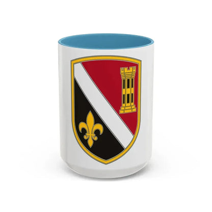 225 Engineer Brigade (U.S. Army) Accent Coffee Mug 15oz Light Blue - Go Mug Yourself