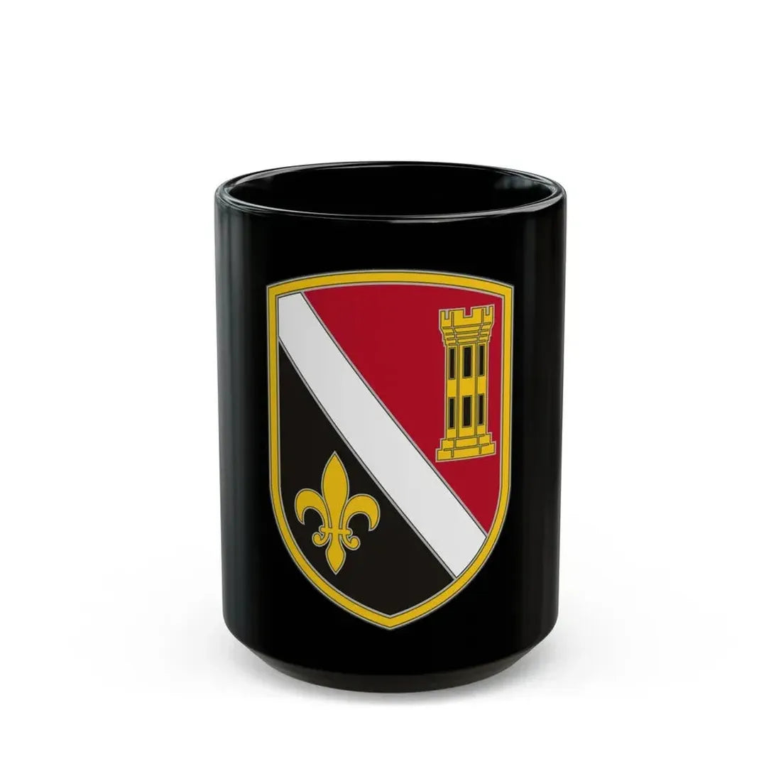 225 Engineer Brigade (U.S. Army) Black Coffee Mug - Go Mug Yourself