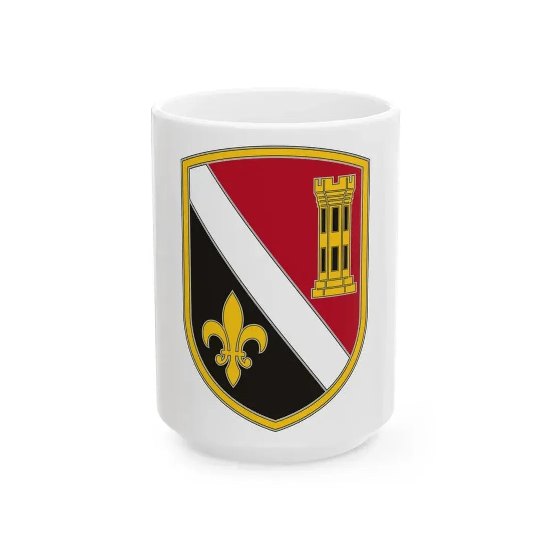 225 Engineer Brigade (U.S. Army) White Coffee Mug - Go Mug Yourself