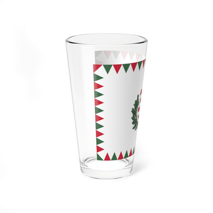 Naval Jack of Hungary 1948-1950 (Hungary) Pint Glass 16oz
