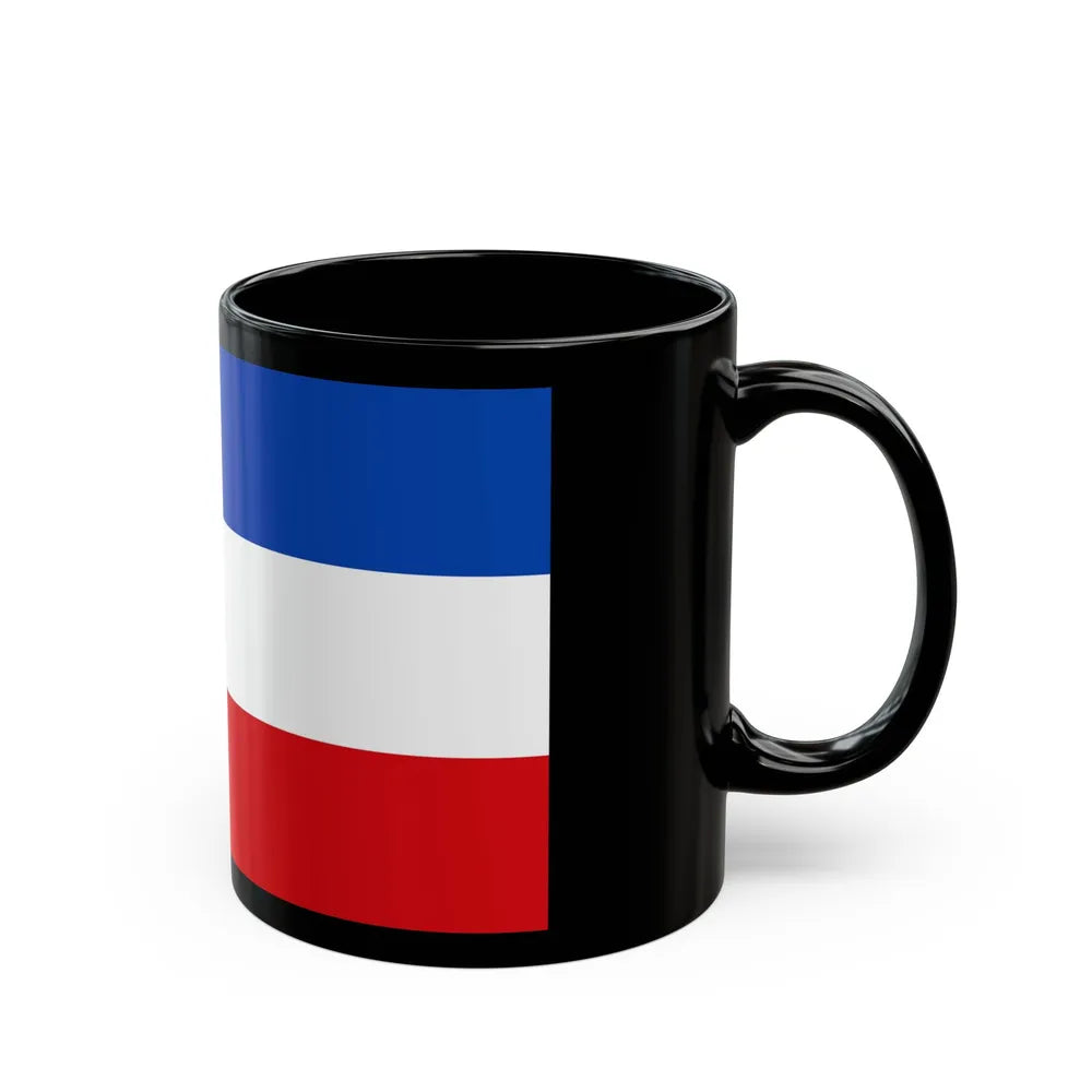 Flag of Vogelsbergkreis Germany - Black Coffee Mug-Go Mug Yourself