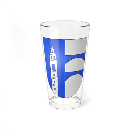 Intragna-coat of arms (Switzerland) (Coat of Arms) Pint Glass 16oz