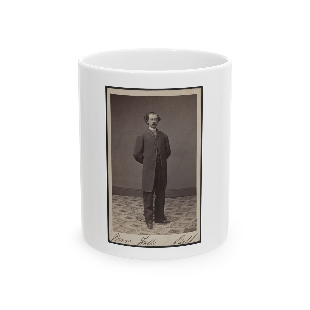 Unidentified Man 008 (U.S. Civil War) White Coffee Mug