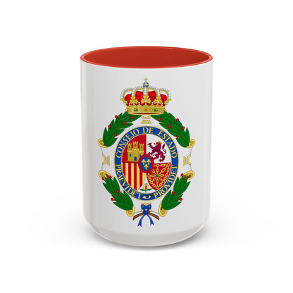 Coat of Arms of the Spanish Council of State - Accent Coffee Mug