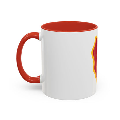 25th Infantry Division shoulder sleeve insignia (U.S. Army) Accent Coffee Mug