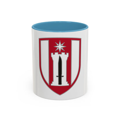 372 Engineer Brigade (U.S. Army) Accent Coffee Mug