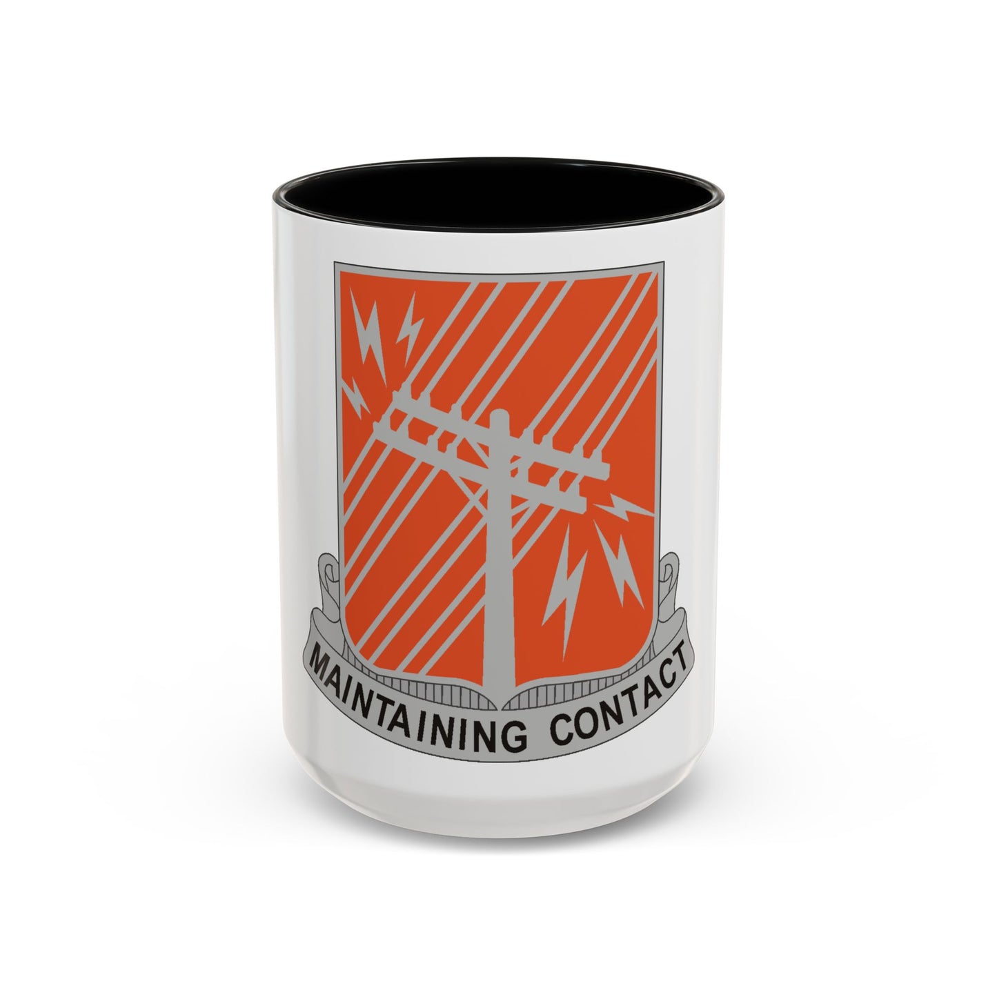 440 Signal Battalion (U.S. Army) Accent Coffee Mug
