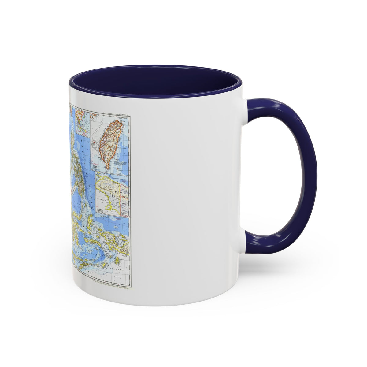 Asia - Southeast (1968) (Map) Accent Coffee Mug