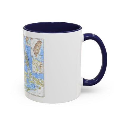 Asia - Southeast (1968) (Map) Accent Coffee Mug