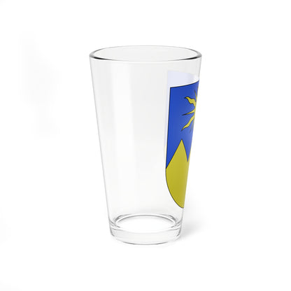 Porza-coat of arms (Switzerland) (Coat of Arms) Pint Glass 16oz