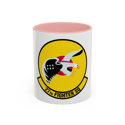 27th Fighter Squadron (U.S. Air Force) Accent Coffee Mug