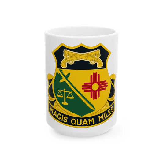 226 Military Police Battalion (U.S. Army) White Coffee Mug-15oz-Go Mug Yourself