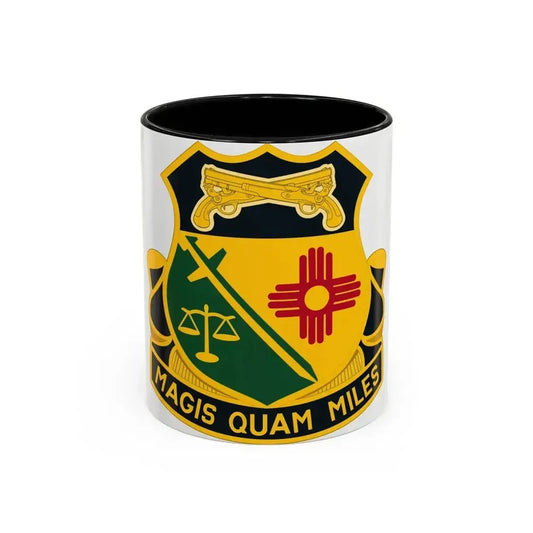 226 Military Police Battalion (U.S. Army) Accent Coffee Mug 11oz Black - Go Mug Yourself
