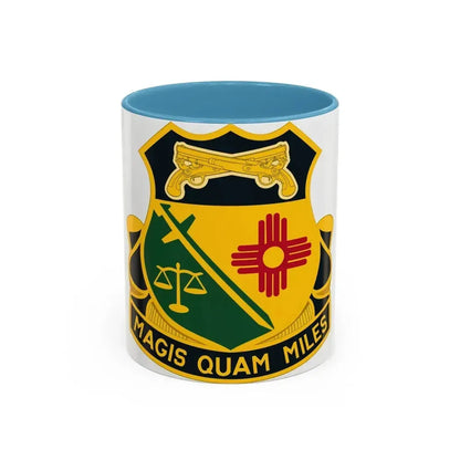 226 Military Police Battalion (U.S. Army) Accent Coffee Mug 11oz Light Blue - Go Mug Yourself