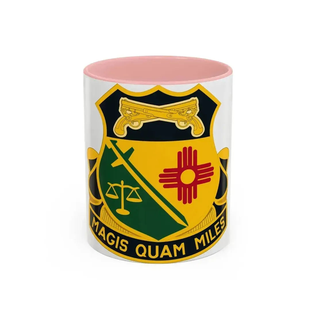 226 Military Police Battalion (U.S. Army) Accent Coffee Mug 11oz Pink - Go Mug Yourself