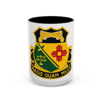 226 Military Police Battalion (U.S. Army) Accent Coffee Mug 15oz Black - Go Mug Yourself