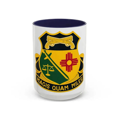 226 Military Police Battalion (U.S. Army) Accent Coffee Mug 15oz Navy - Go Mug Yourself