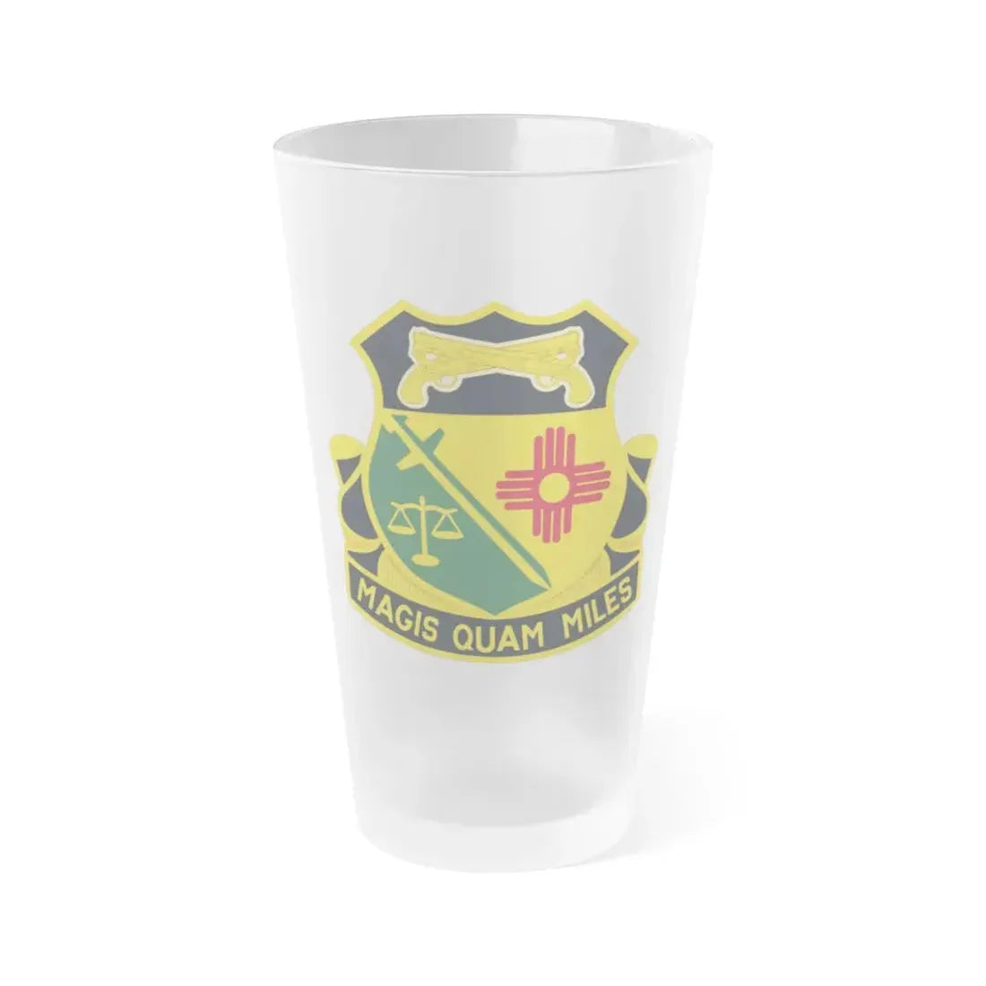 226 Military Police Battalion (U.S. Army) Frosted Pint Glass 16oz Default Title - Go Mug Yourself