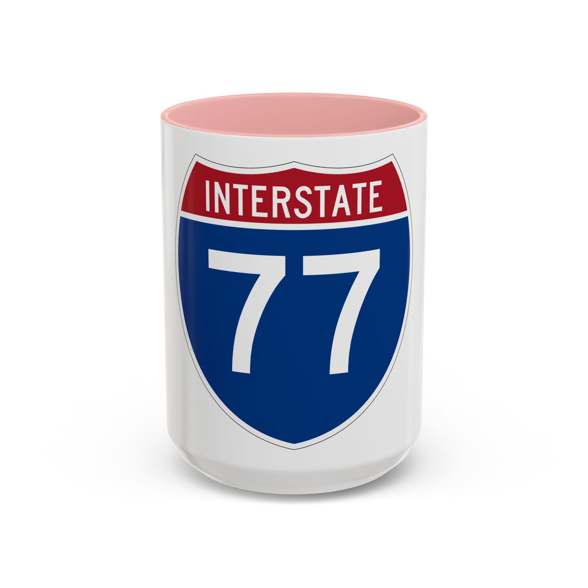 Interstate 77 (U.S. Highways) Accent Coffee Mug
