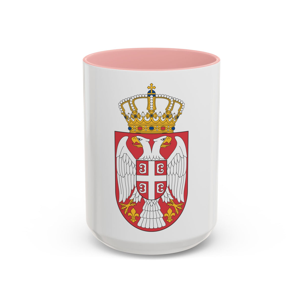 Coat of arms of Serbia 2 - Accent Coffee Mug