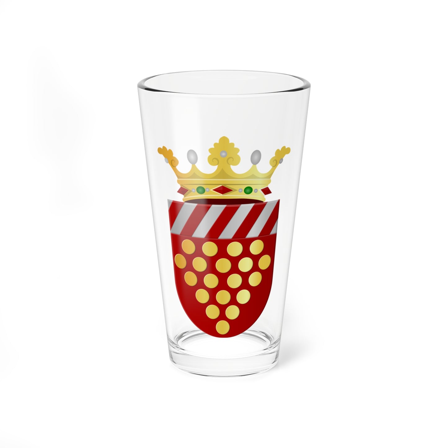 De Wijk wapen (Netherlands) (Coat of Arms) Pint Glass 16oz