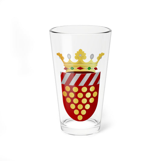De Wijk wapen (Netherlands) (Coat of Arms) Pint Glass 16oz