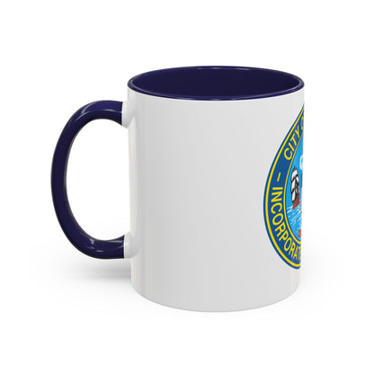 Seal of Chicago Illinois - Accent Coffee Mug