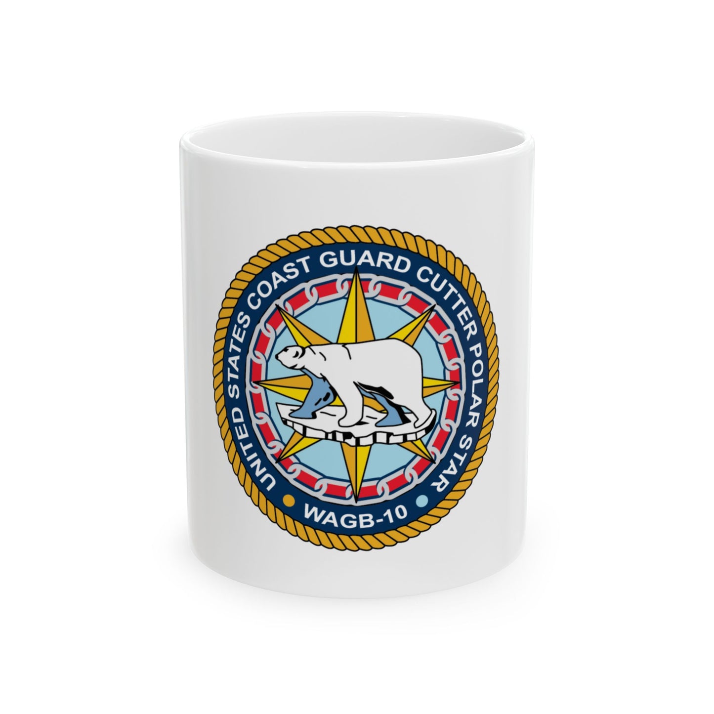 USCGC Polar Star WAGB 10 (U.S. Coast Guard) White Coffee Mug