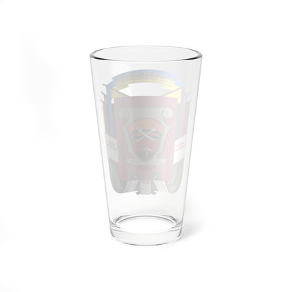 Герб хорольского района (Ukraine) (Coat of Arms) Pint Glass 16oz