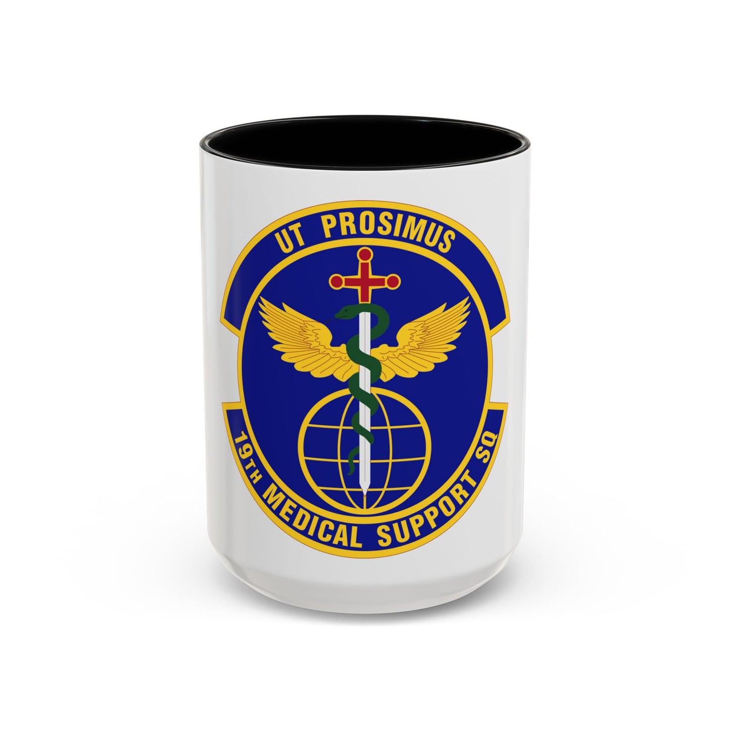 19th Medical Support Squadron (U.S. Air Force) Accent Coffee Mug