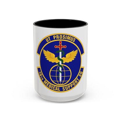 19th Medical Support Squadron (U.S. Air Force) Accent Coffee Mug