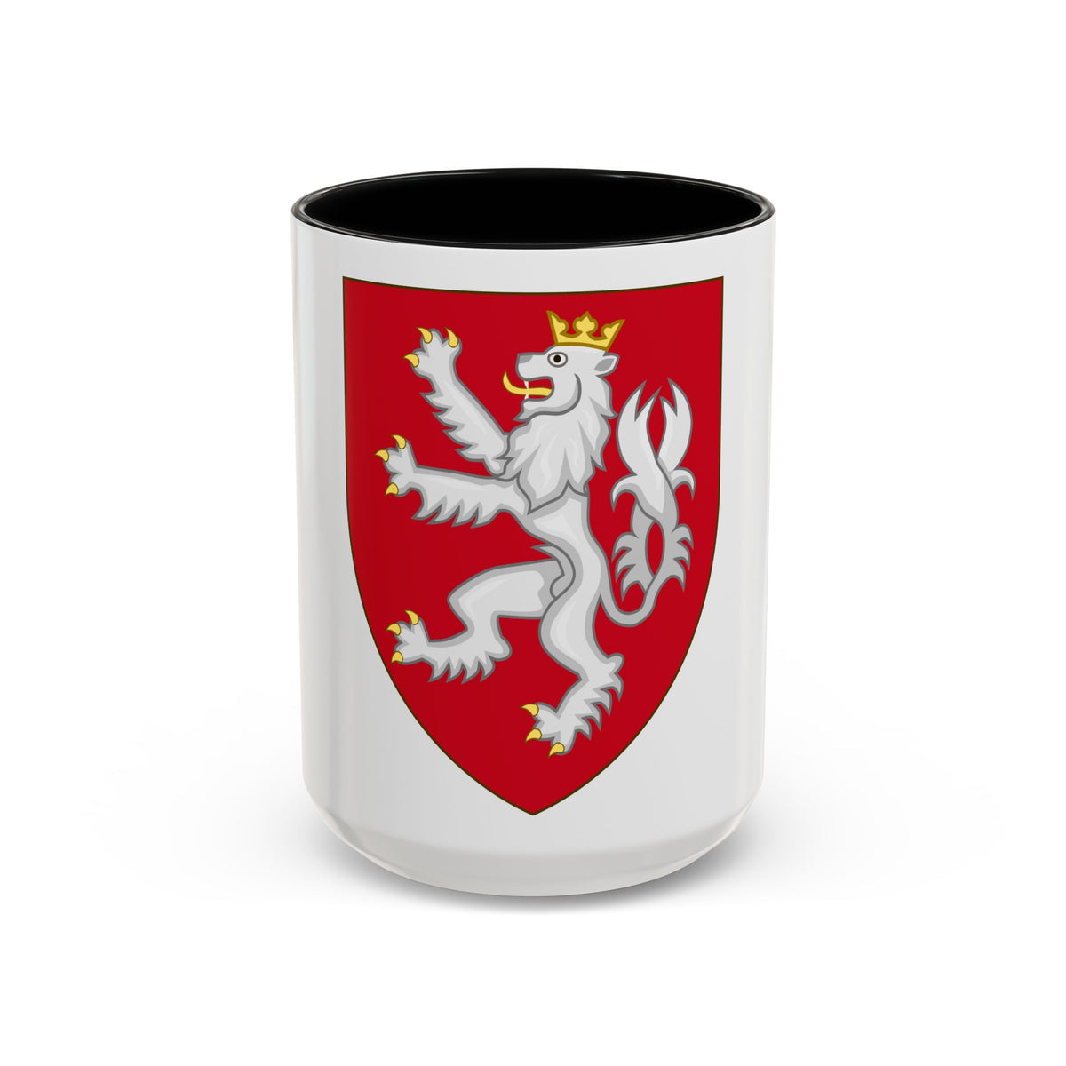 Coat of arms of the House of Luxembourg-Bohemia - Accent Coffee Mug
