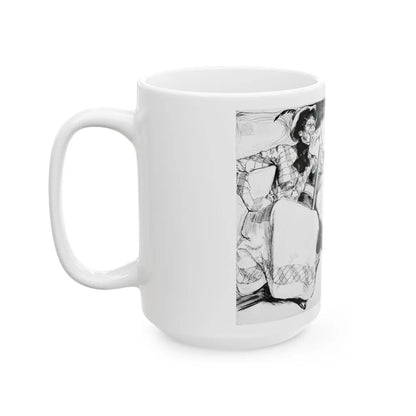 Feeding the Baby - White Coffee Mug-Go Mug Yourself