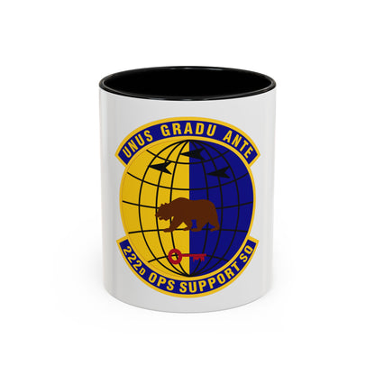 222d Operations Support Squadron (U.S. Air Force) Accent Coffee Mug