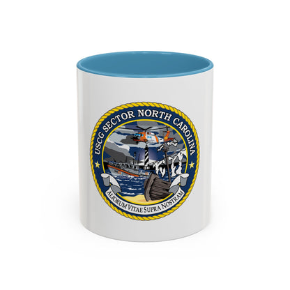 USCG Secctor North Carolina (U.S. Coast Guard) Accent Coffee Mug