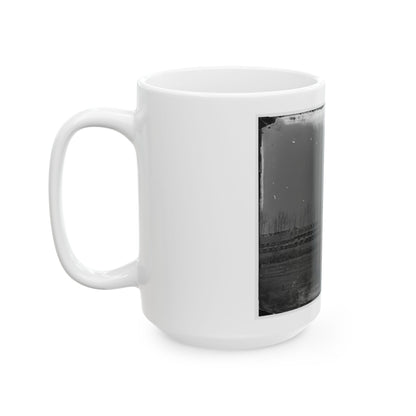 Rappahannock Station, Va. General View Of 50th New York Engineers' Winter Encampment (U.S. Civil War) White Coffee Mug
