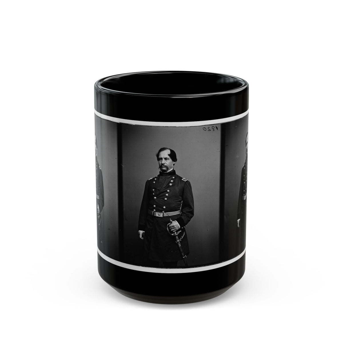 Portrait Of Maj. Gen. David Hunter, Officer Of The Federal Army (U.S. Civil War) Black Coffee Mug