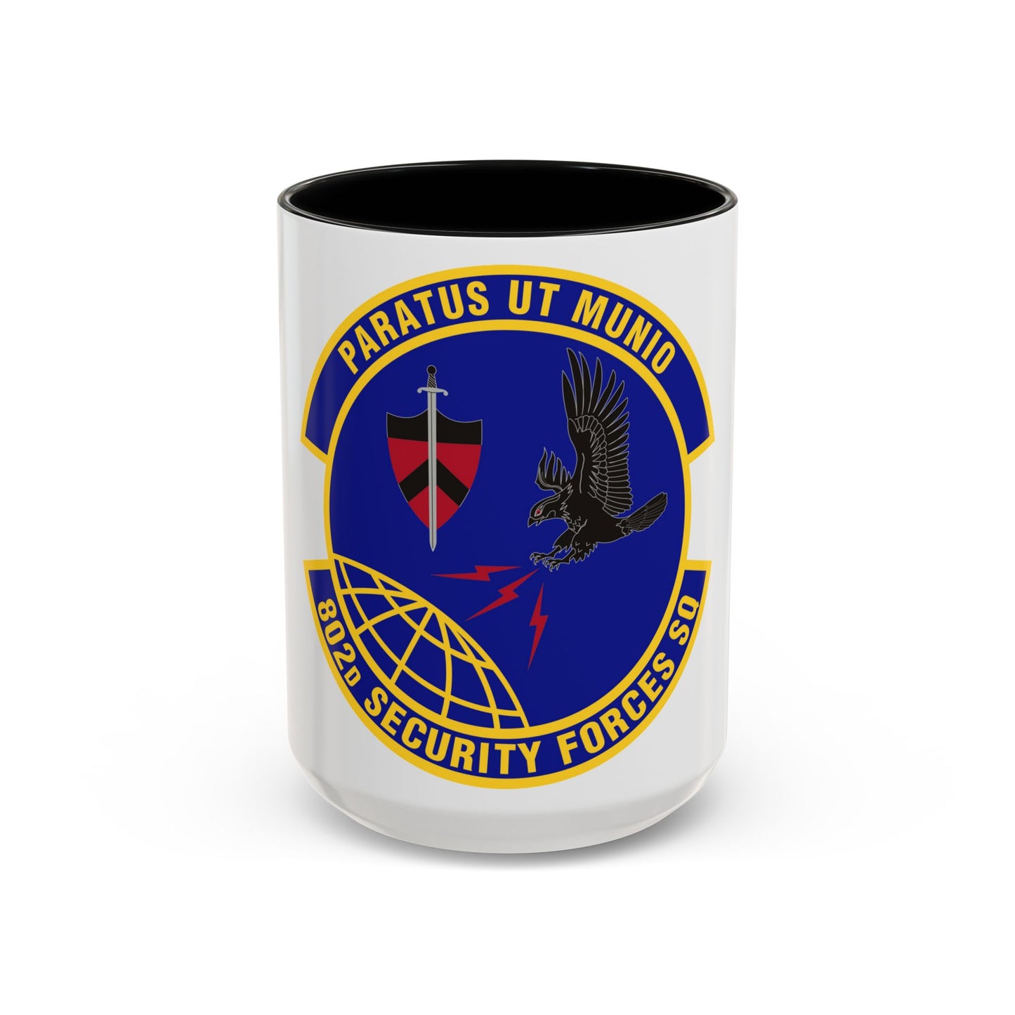 802d Security Forces Squadron (U.S. Air Force) Accent Coffee Mug