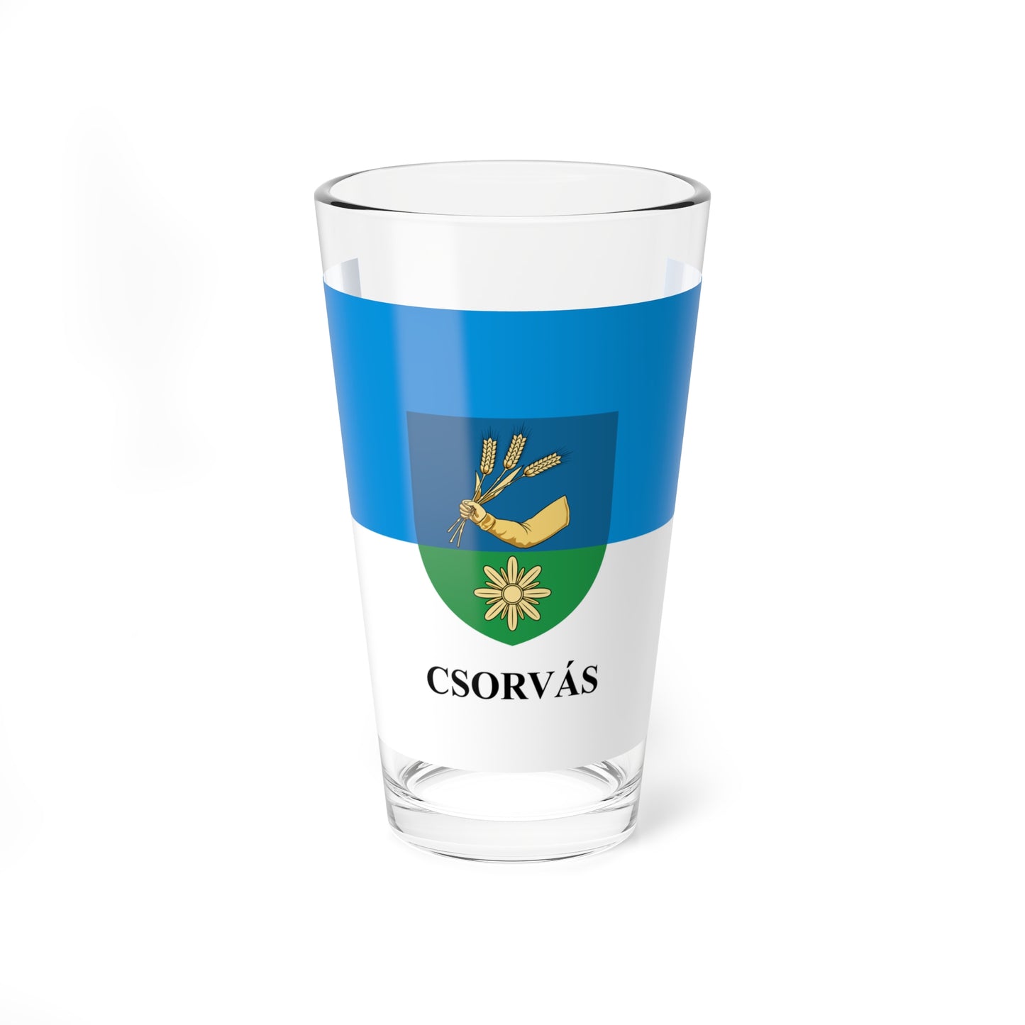 Flag of Csorvas (Hungary) Pint Glass 16oz