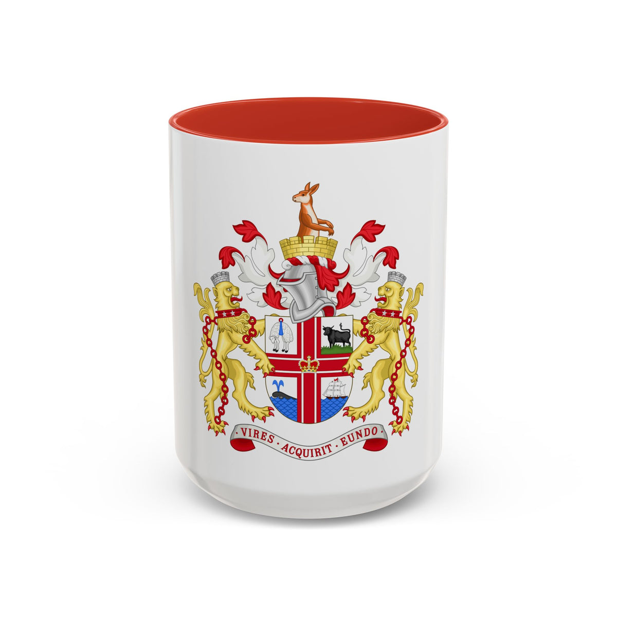 Coat of Arms Melbourne Australia - Accent Coffee Mug