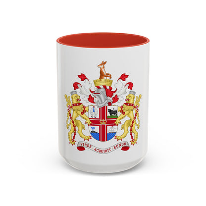 Coat of Arms Melbourne Australia - Accent Coffee Mug