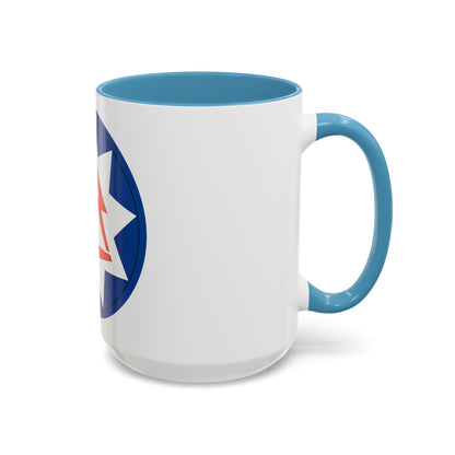 93rd Signal Brigade 2 (U.S. Army) Accent Coffee Mug